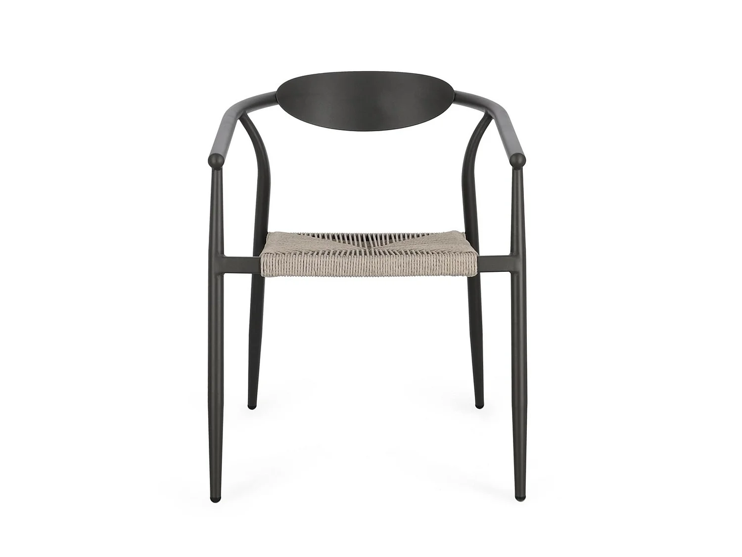 Lot de 4 chaises avec structure en aluminium - MORAIRA