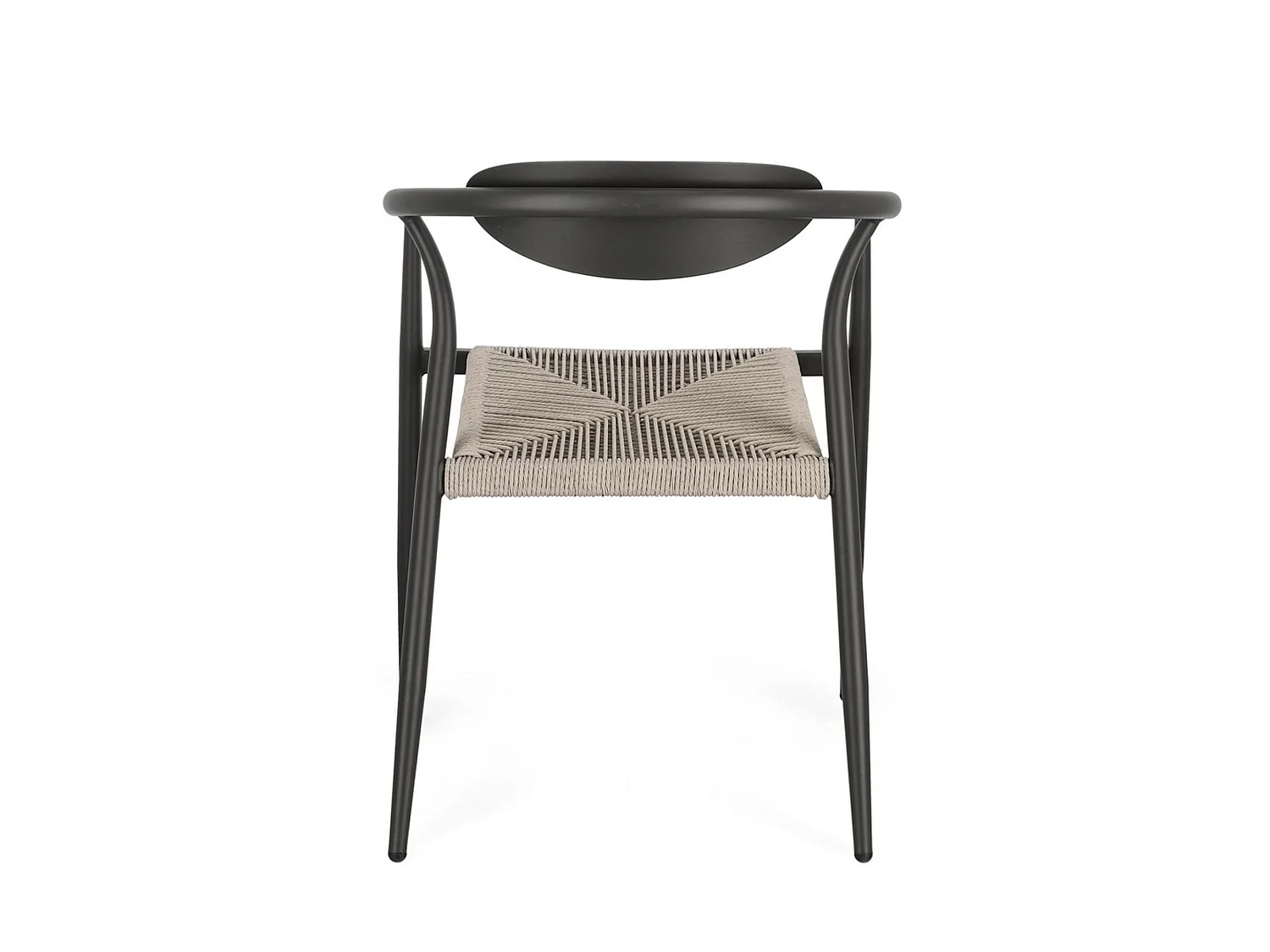 Lot de 4 chaises avec structure en aluminium - MORAIRA