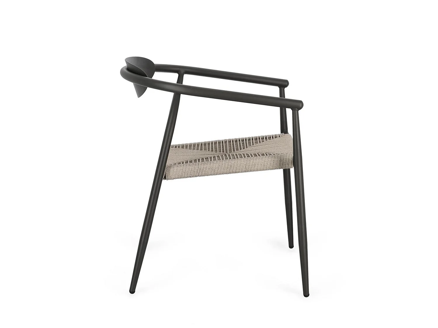 Lot de 4 chaises avec structure en aluminium - MORAIRA