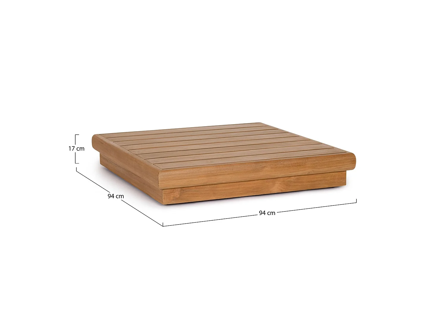 Table basse en teck naturel - BILBAO