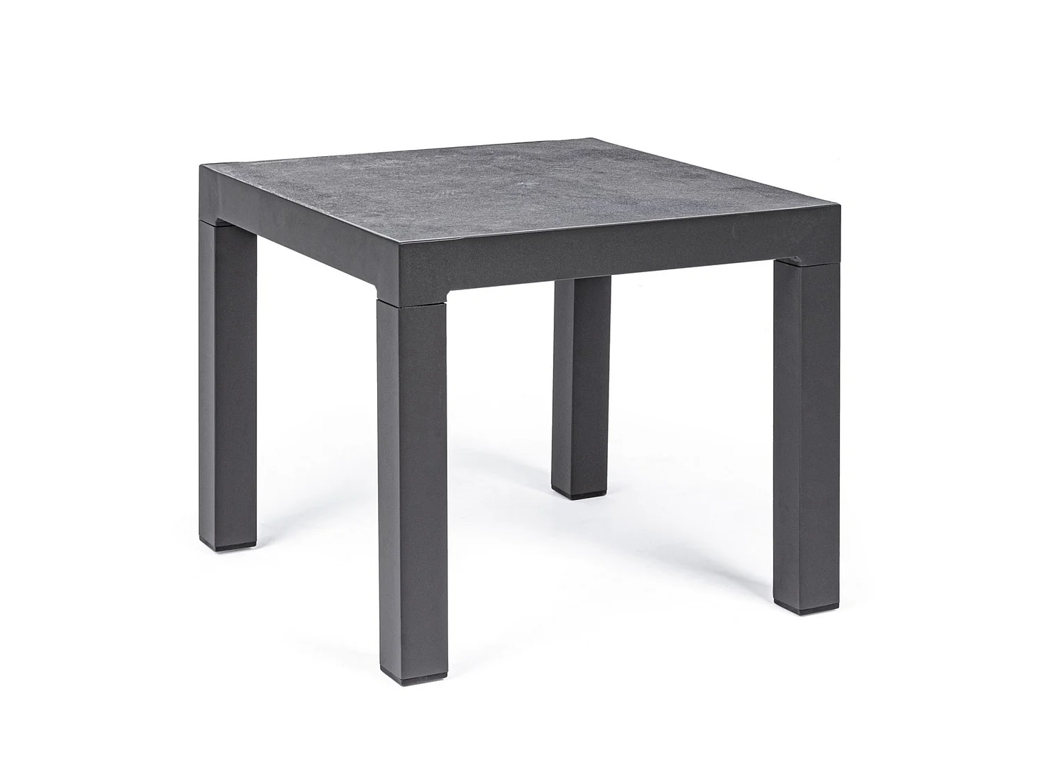 Mesita de jardín con tablero de cerámica y estructura de aluminio - OVIEDO