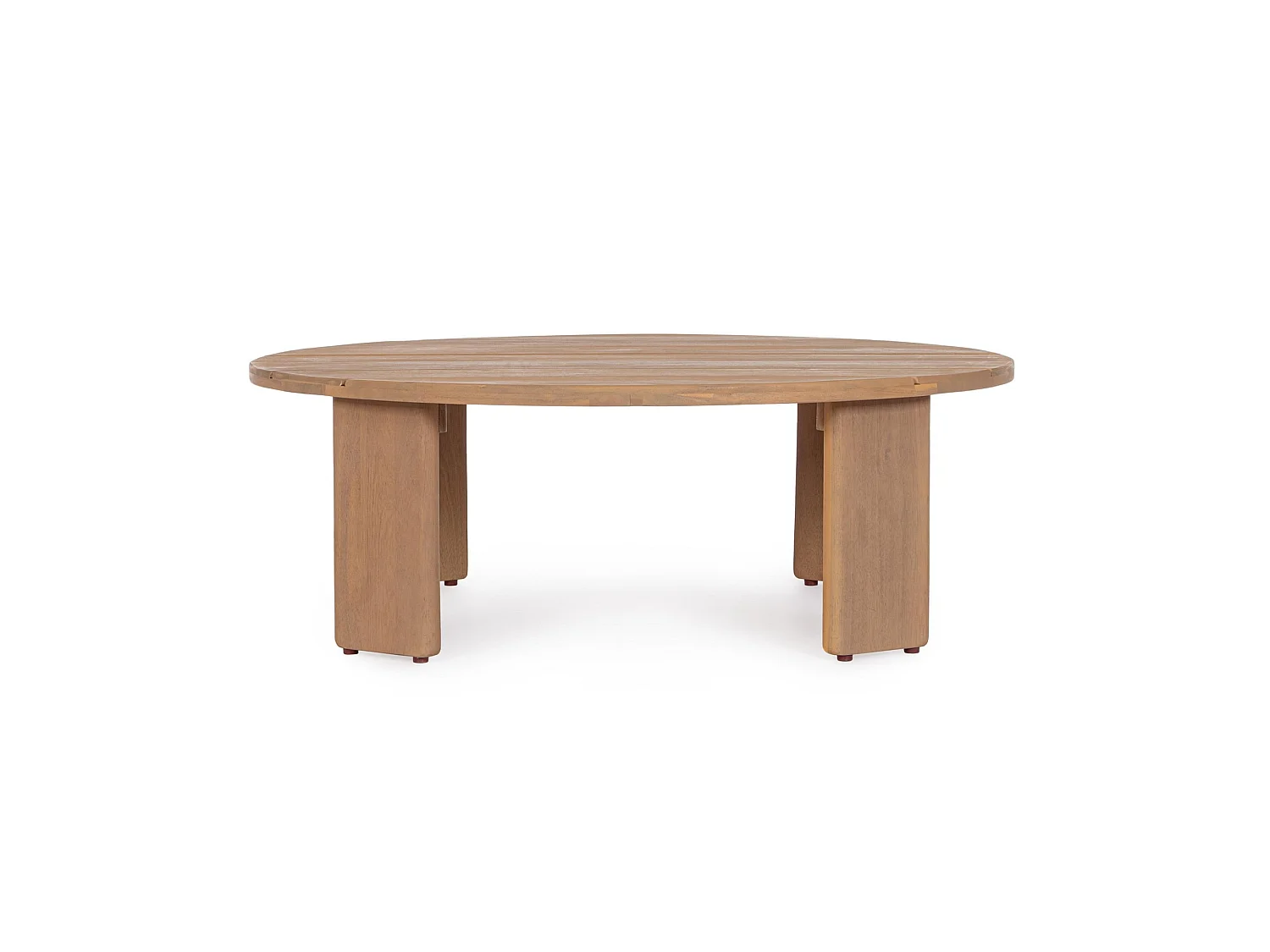 Tavolino ovale in legno di acacia massello - GIRONA