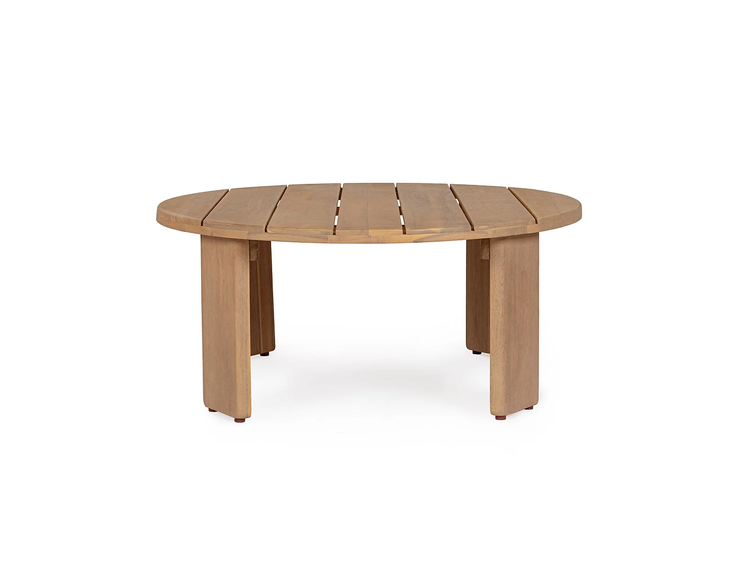 Tavolino ovale in legno di acacia massello - GIRONA