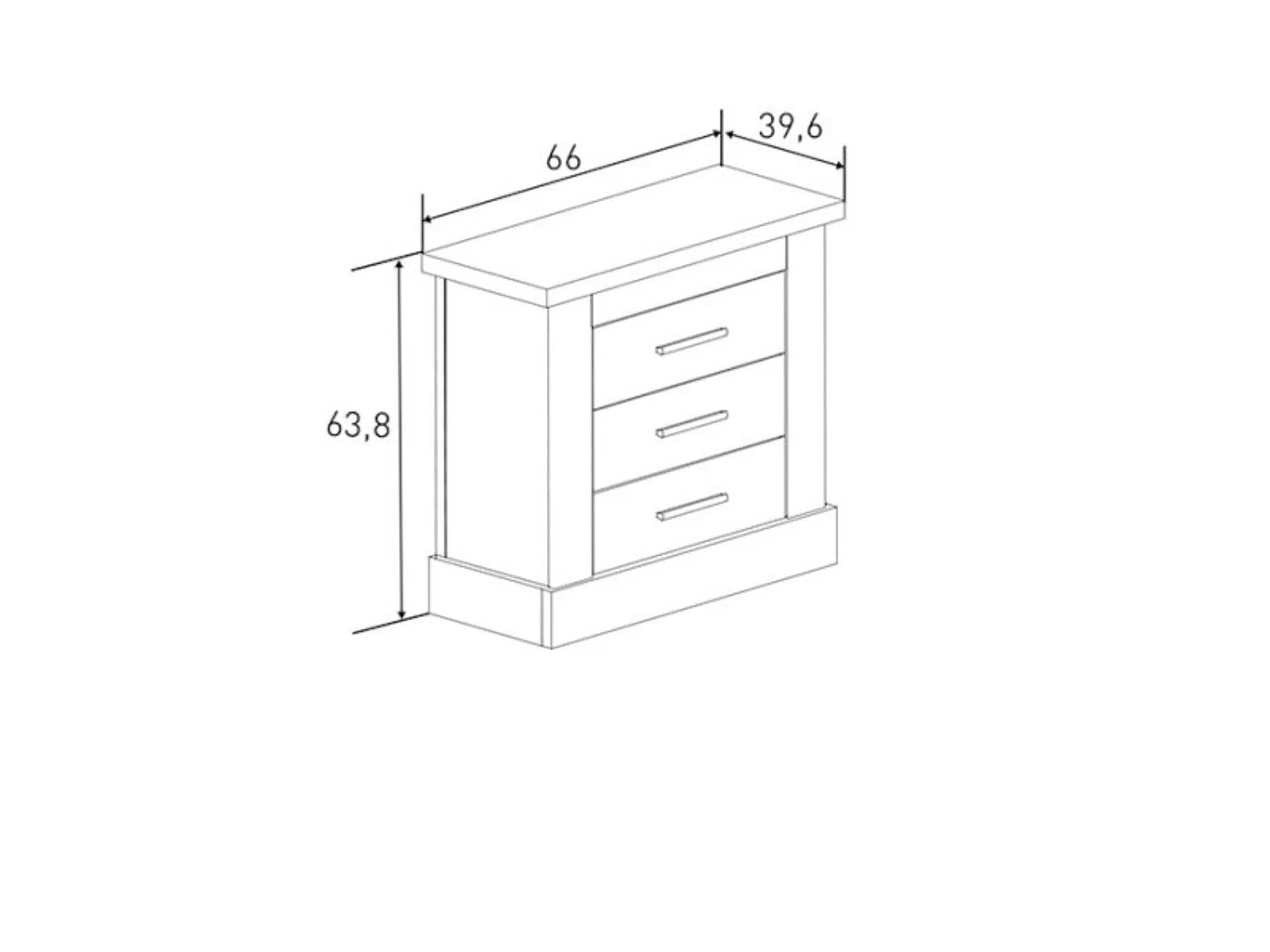 Pack Cabecero de 160 x 120 cm + 2 Mesitas de Noche de 3 Cajones | Dormitorio Completo | Color Mauvella Rayas (para Cama de 135-140 o 160) – Meyvaser