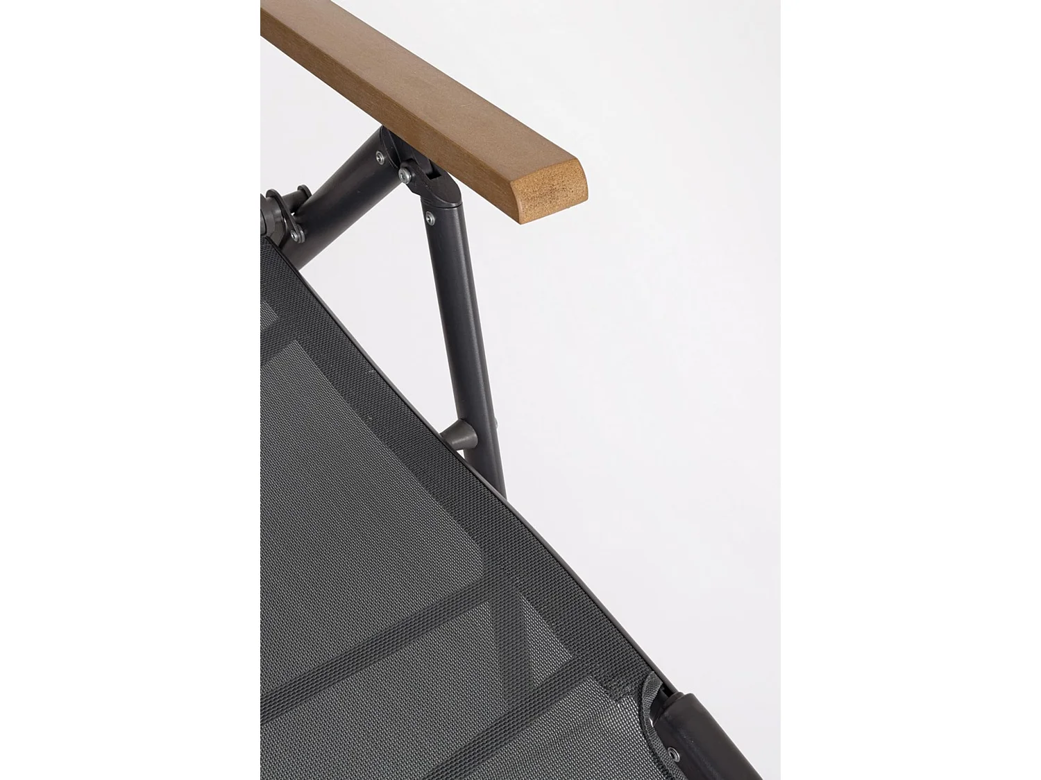 Set van 2 tuinfauteuils van textilene met aluminium frame - SANTANDER