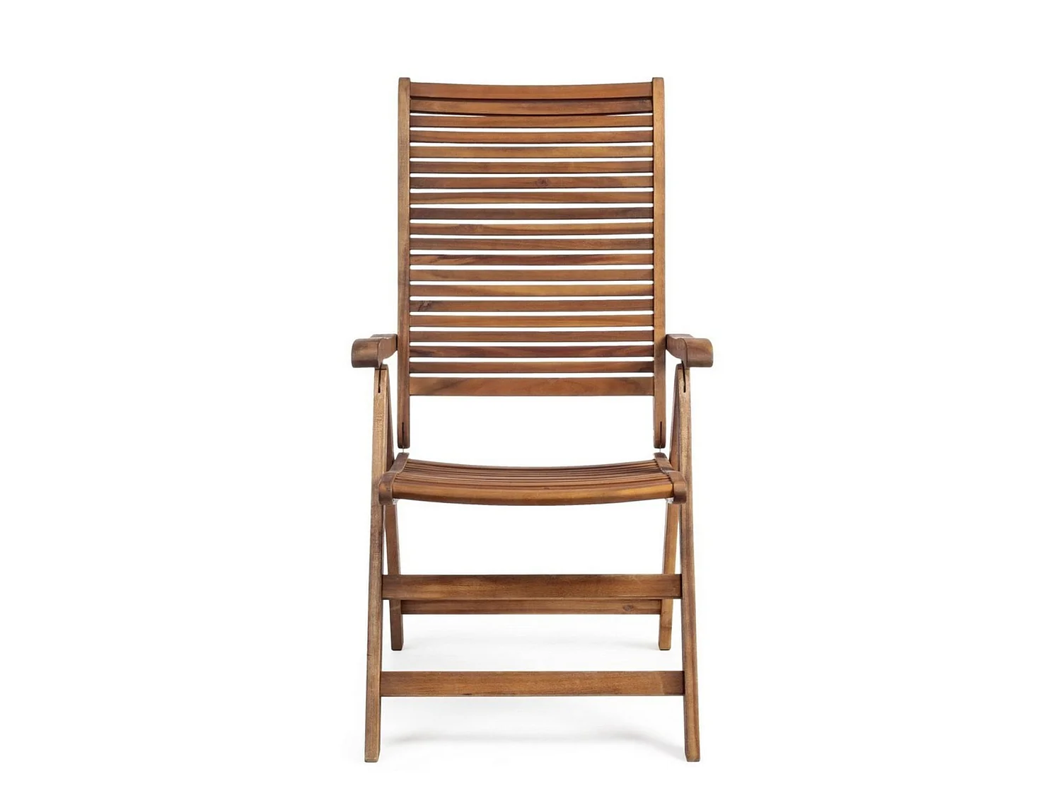 Fauteuil inclinable en bois d'acacia - NOEMI