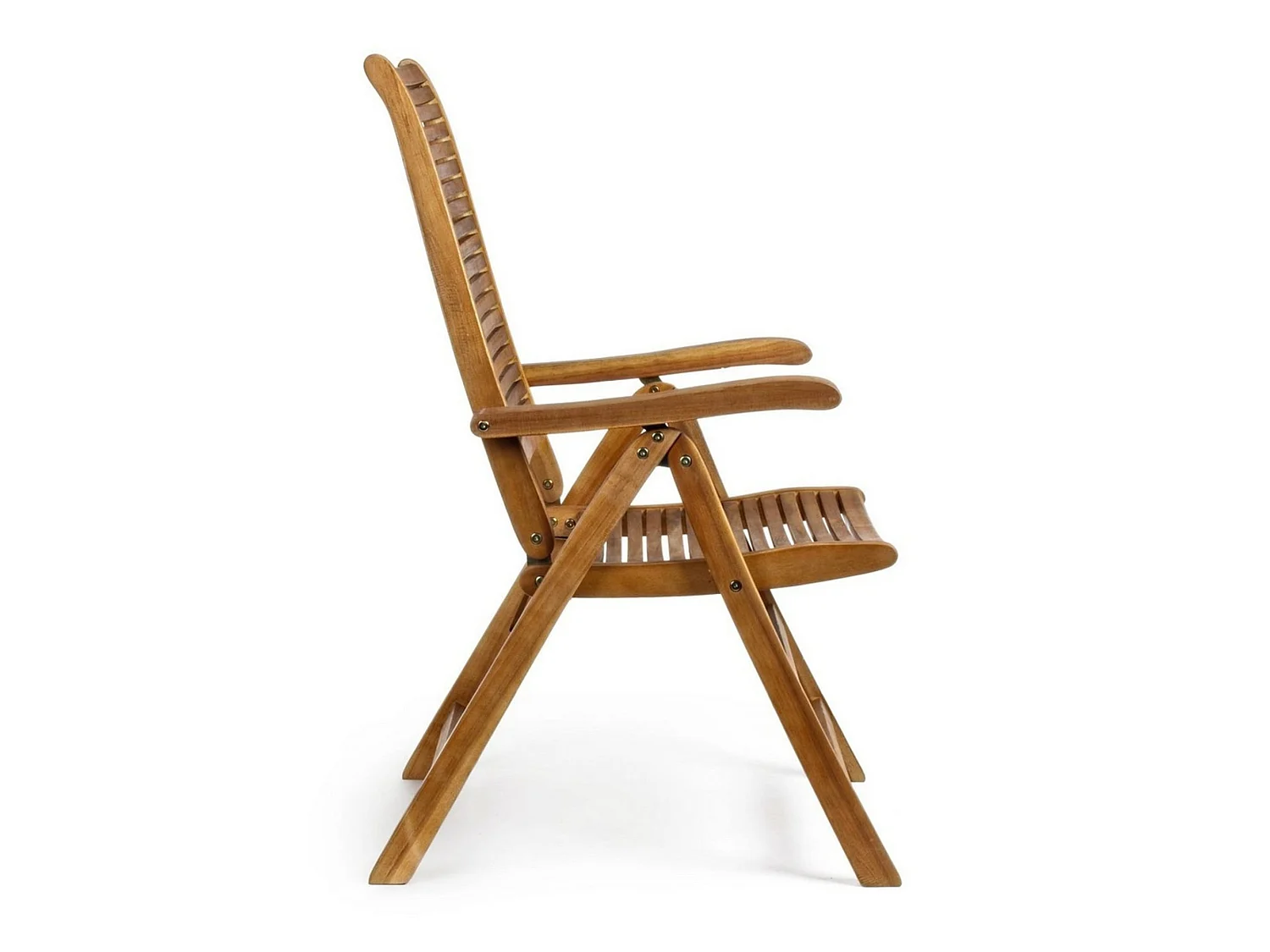 Fauteuil inclinable en bois d'acacia - NOEMI