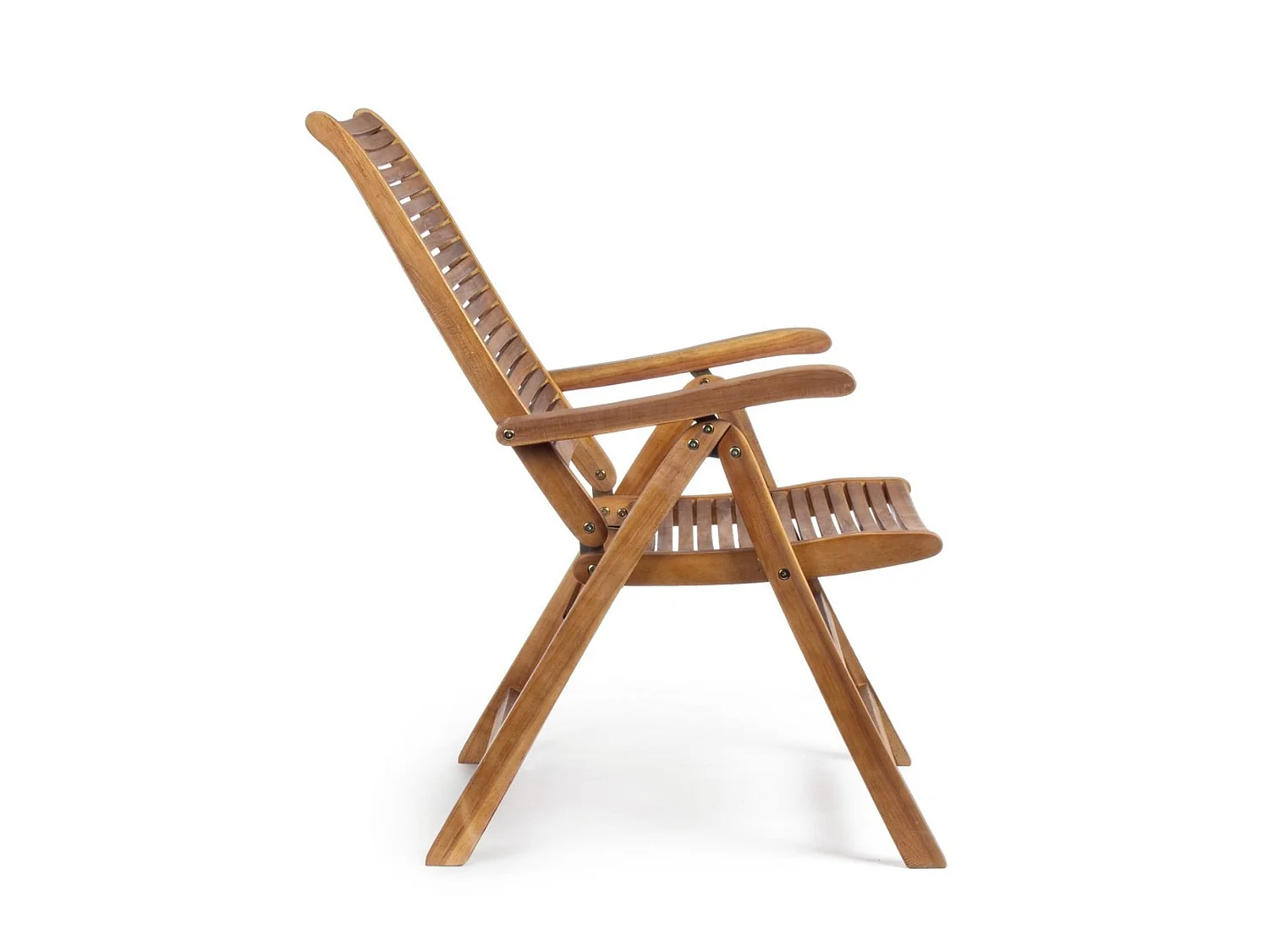 Fauteuil inclinable en bois d'acacia - NOEMI