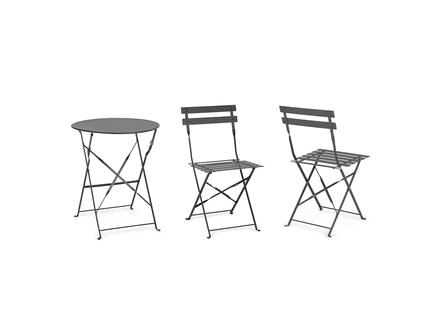 Ensemble bistrot composé d'une table et de 2 chaises - AUSTIN