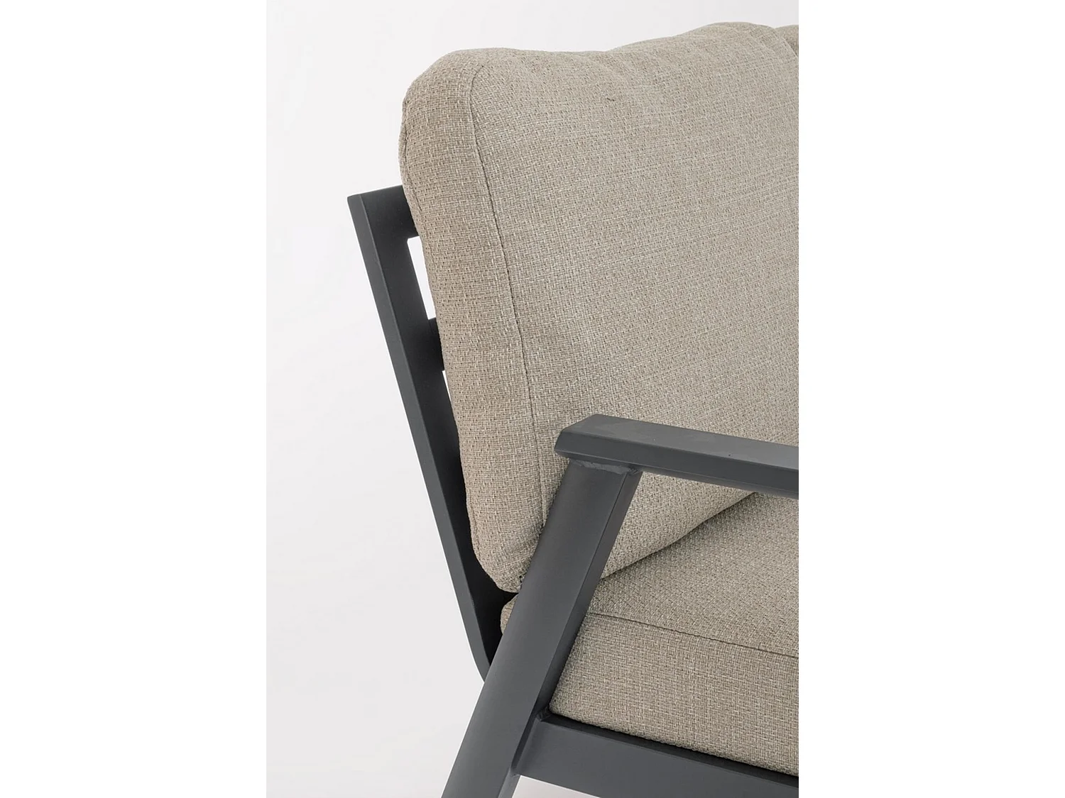 Ensemble de salon d'angle de jardin avec coussins beiges  - PENICHE