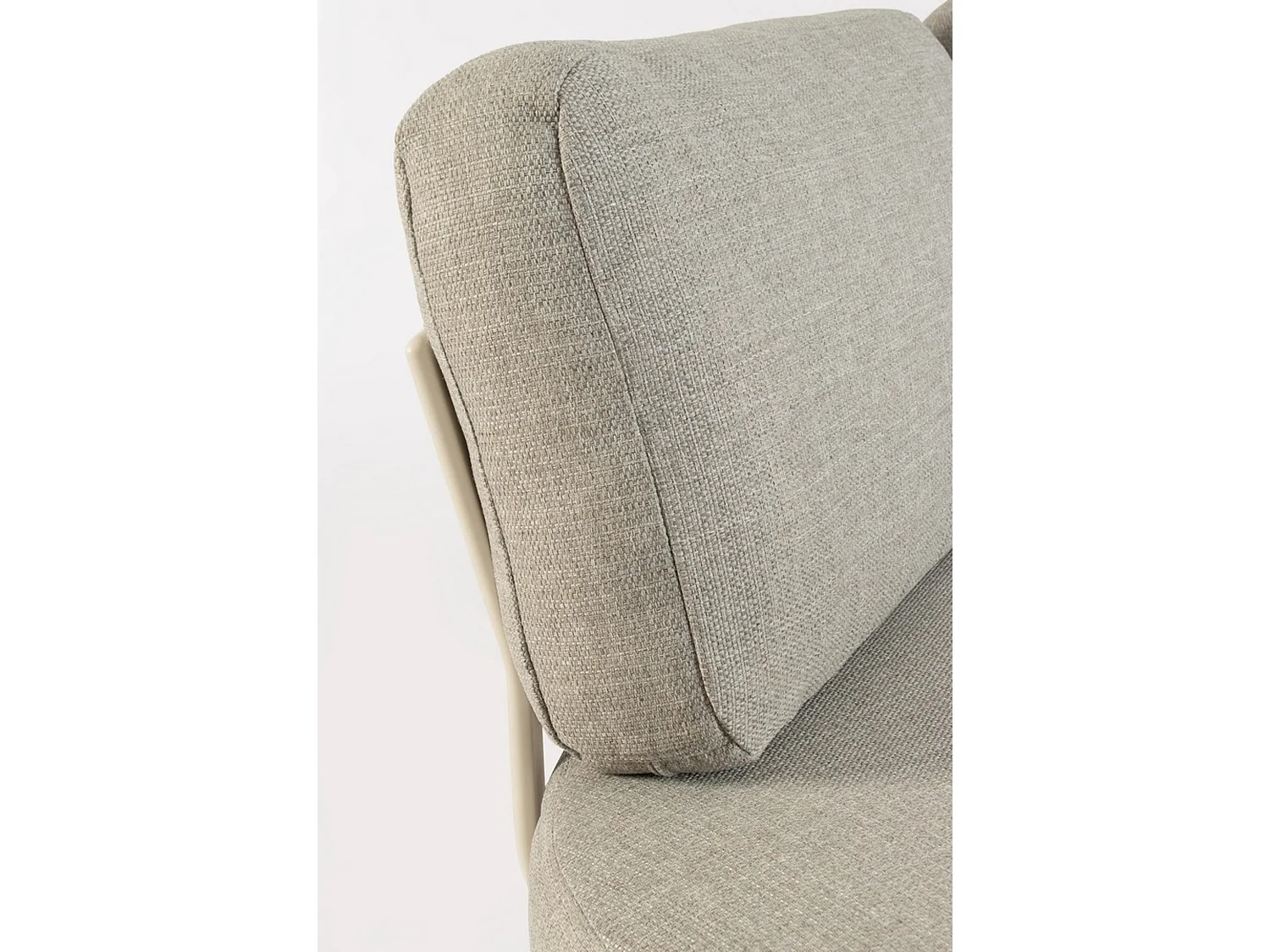 Havemøbelsæt med hjørnesofa og beige puder - SAGRES