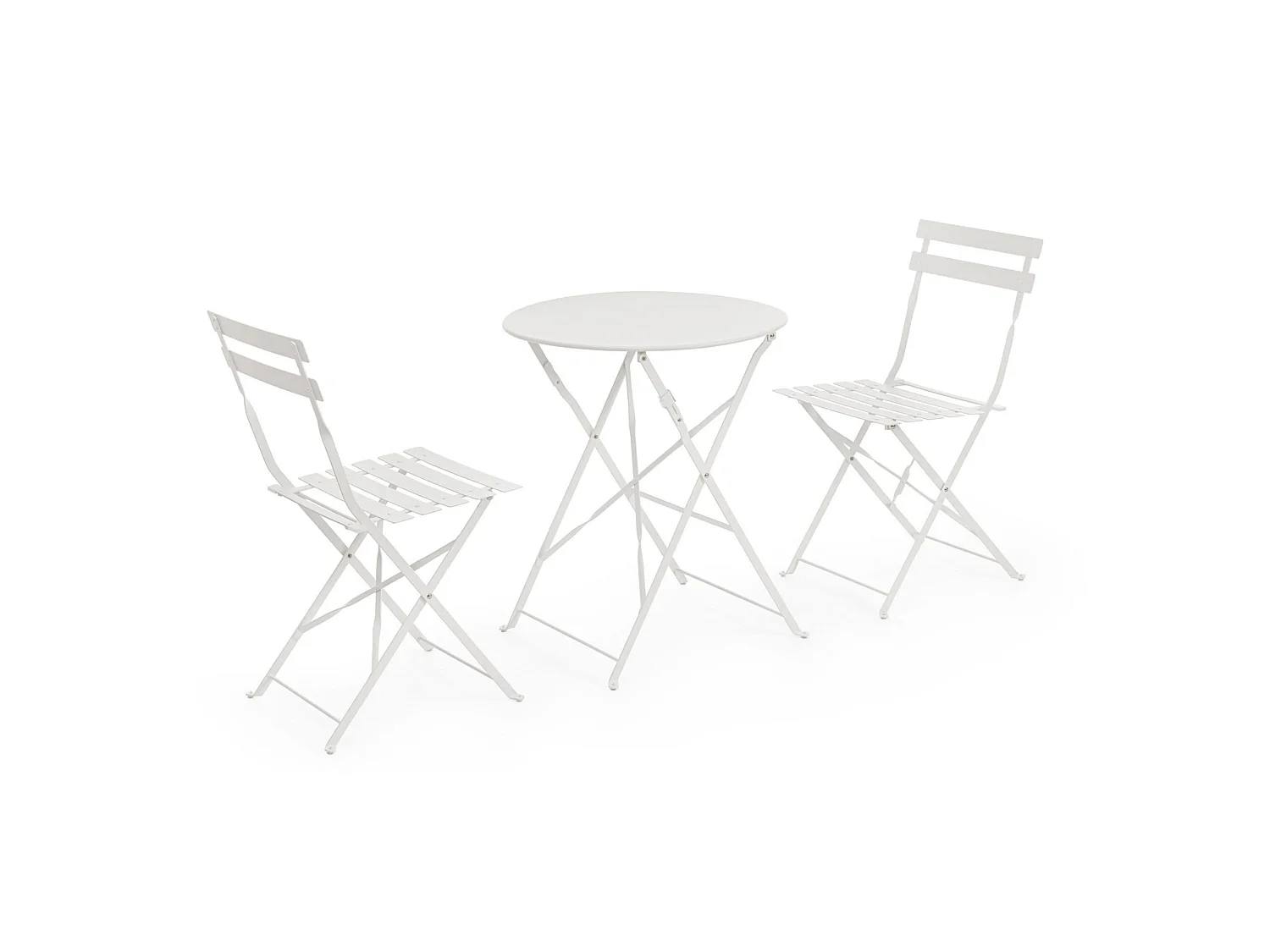 Set bistrot composto da tavolo e 2 sedie - AUSTIN