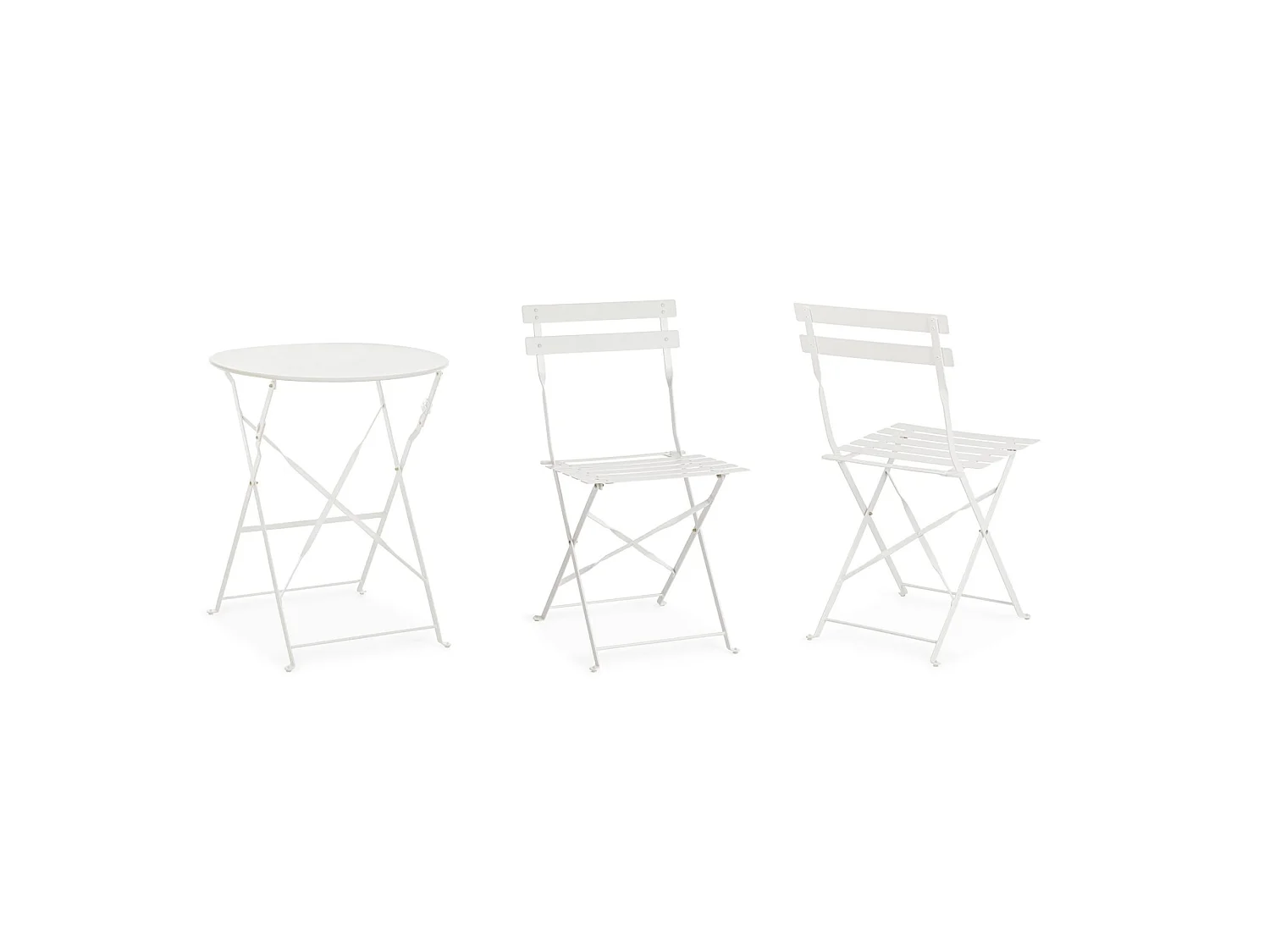 Set bistrot composto da tavolo e 2 sedie - AUSTIN