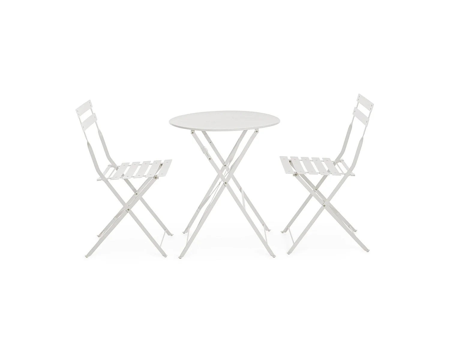 Set bistrot composto da tavolo e 2 sedie - AUSTIN
