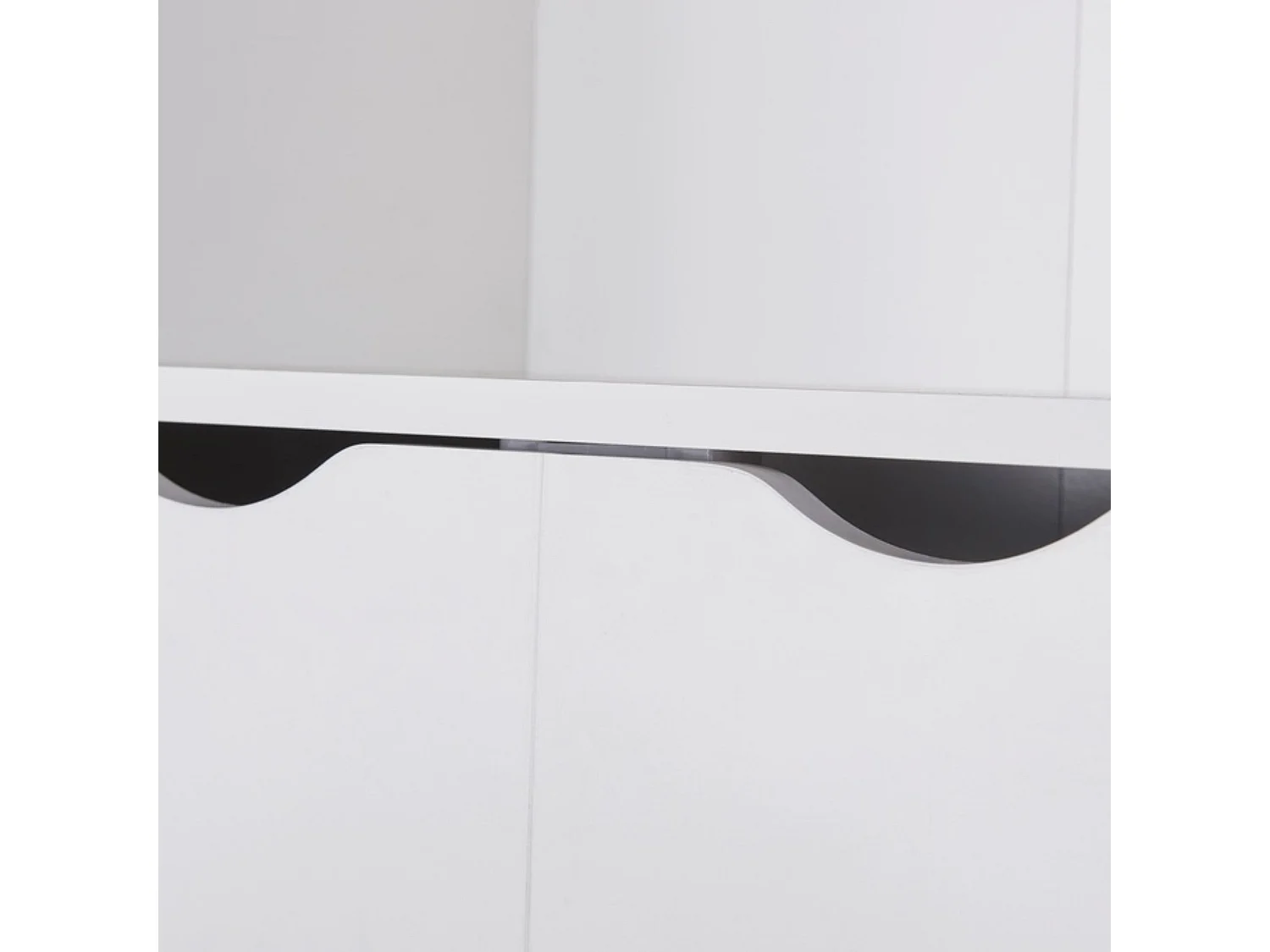 Estantería Blanca con 2 Puertas – 50x30x160 cm – Mueble Auxiliar Moderno con Patas de Madera de Pino – Diseño Nórdico y Funcional