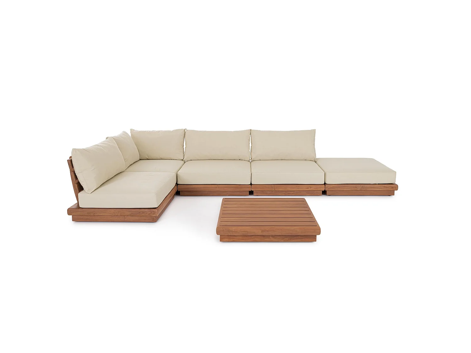 Repose-pieds en teck certifié de grande qualité - BILBAO