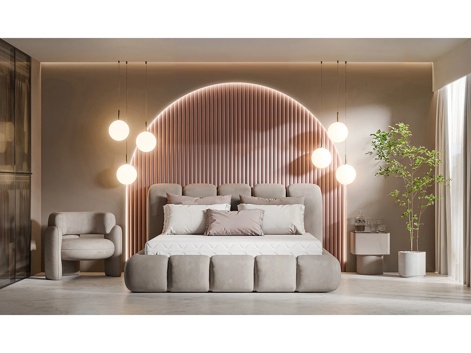 Matelas 120 x 200 à ressorts ensachés, mi-ferme, 16 cm, SUPER TINO, réversible H5