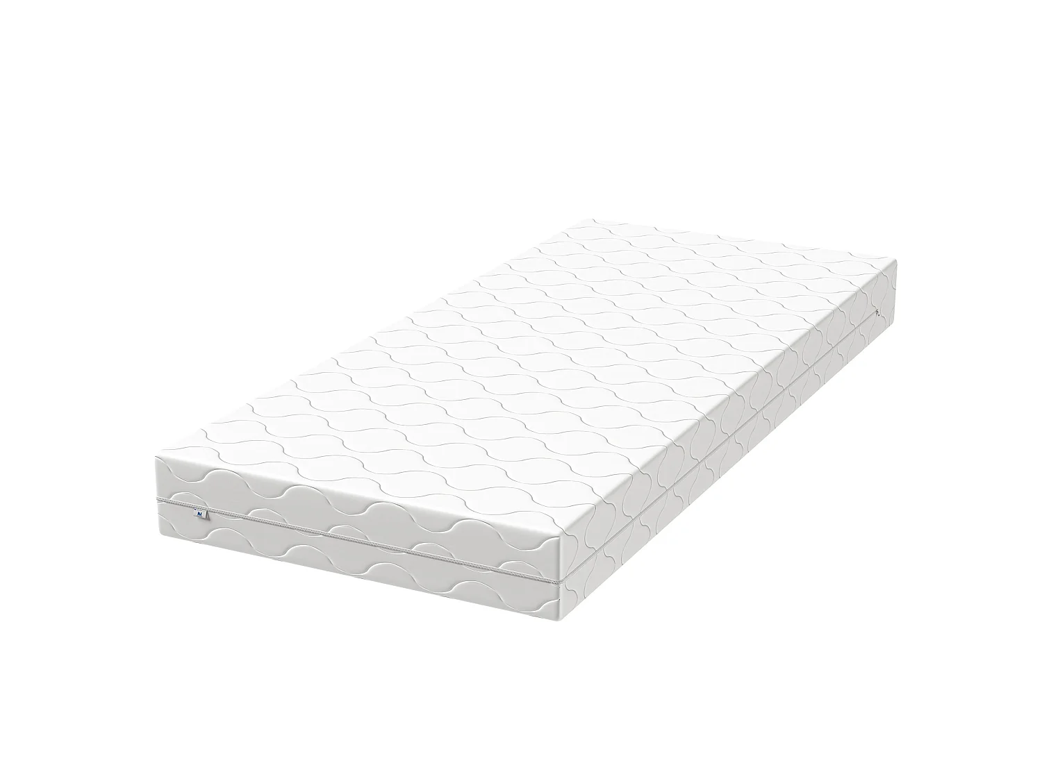 Matelas 90 x 200 à ressorts ensachés, mi-ferme, 16 cm, SUPER TINO, réversible H4