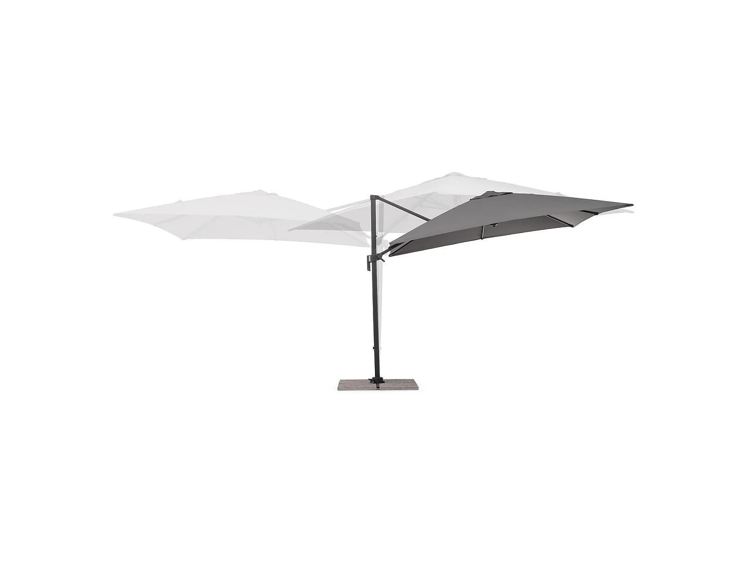 Parasol à bras gris foncé - ARTA