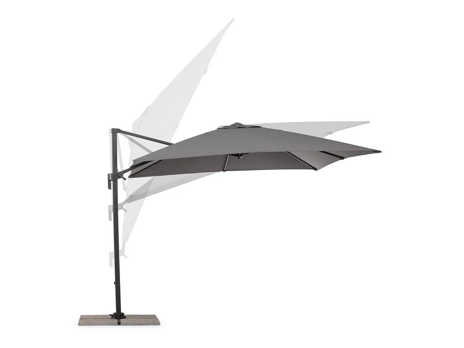 Parasol à bras gris foncé - ARTA
