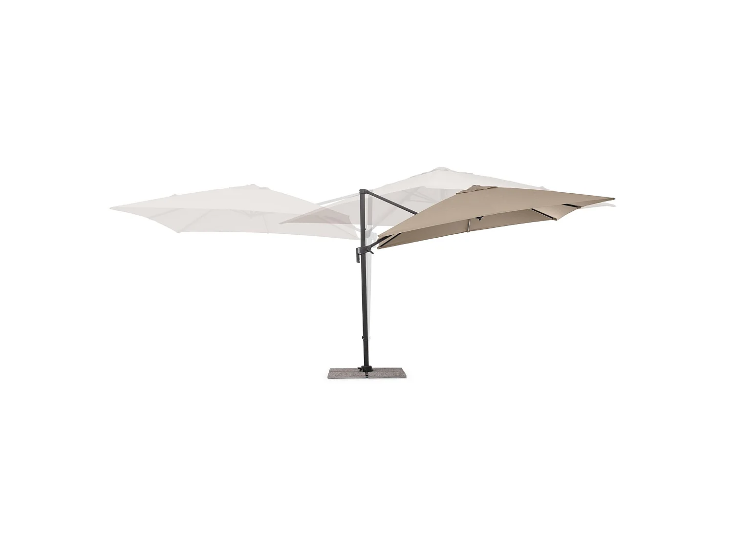 Parasol à bras taupe - ARTA