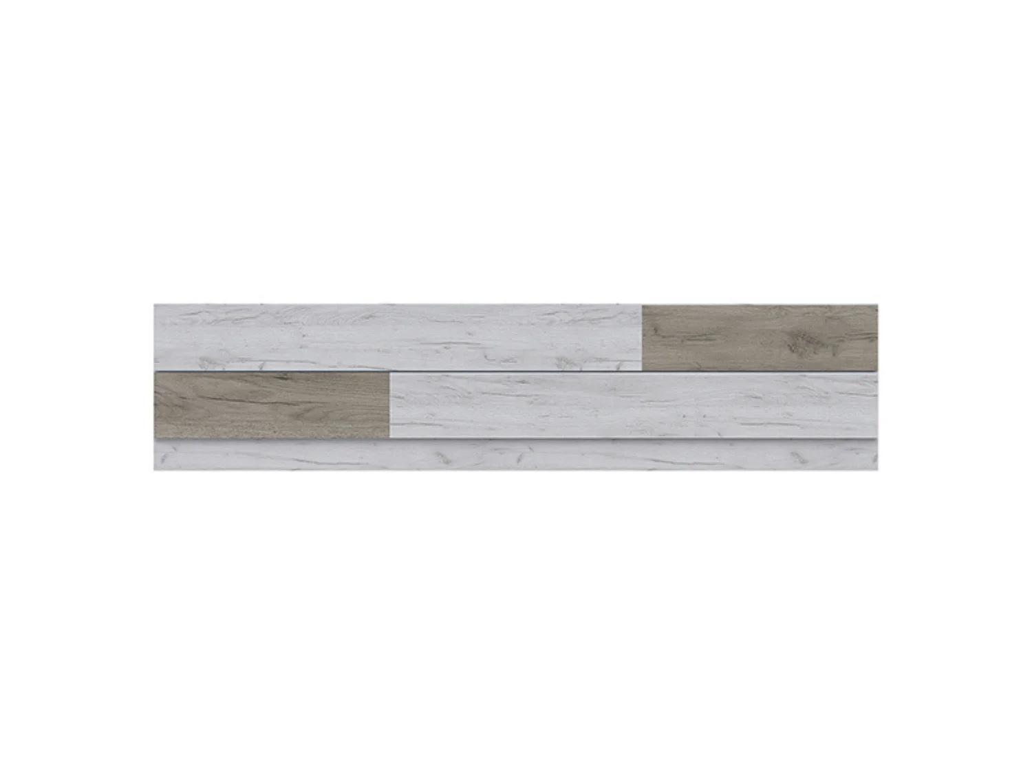 Pack Dormitorio Completo – Cabecero 220 cm + 2 Mesitas de Noche 3 Cajones + Sinfonier 5 Cajones, Color Andersen/gris, Estilo Moderno