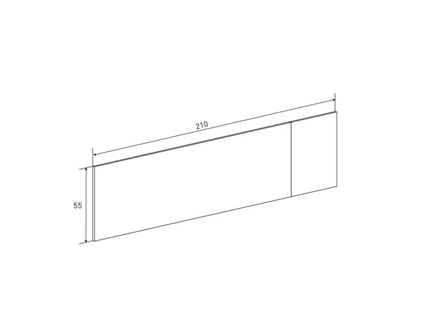 Cabezal + Dos Mesitas de Noche + Sinfonier, Dormitorio completo, Acabado en Mauvella - Rayas, Medidas: 210 cm (An) x 55 cm (Al) x 35 cm (Fon) - Meyvas