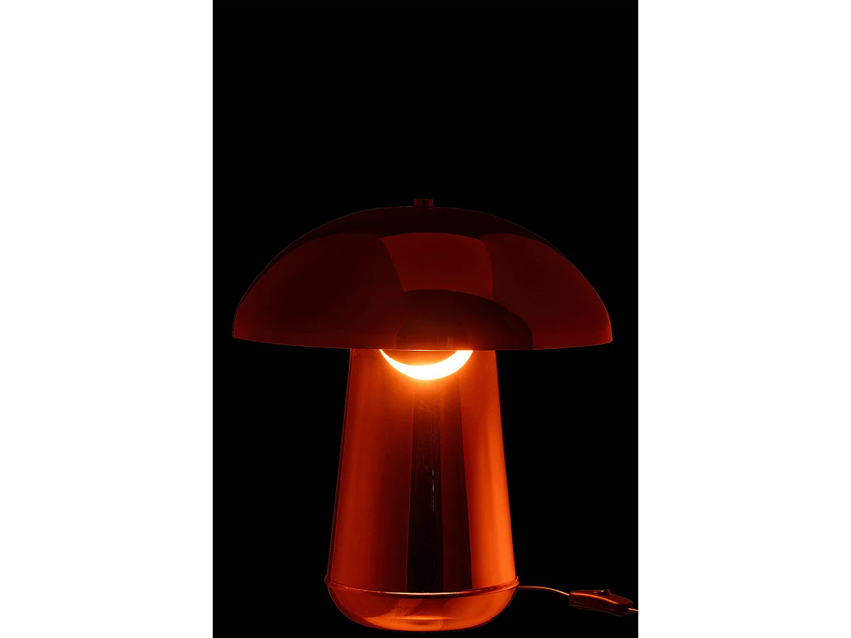 Lampe à Poser Design en Métal "Champignon" 43cm Cuivre