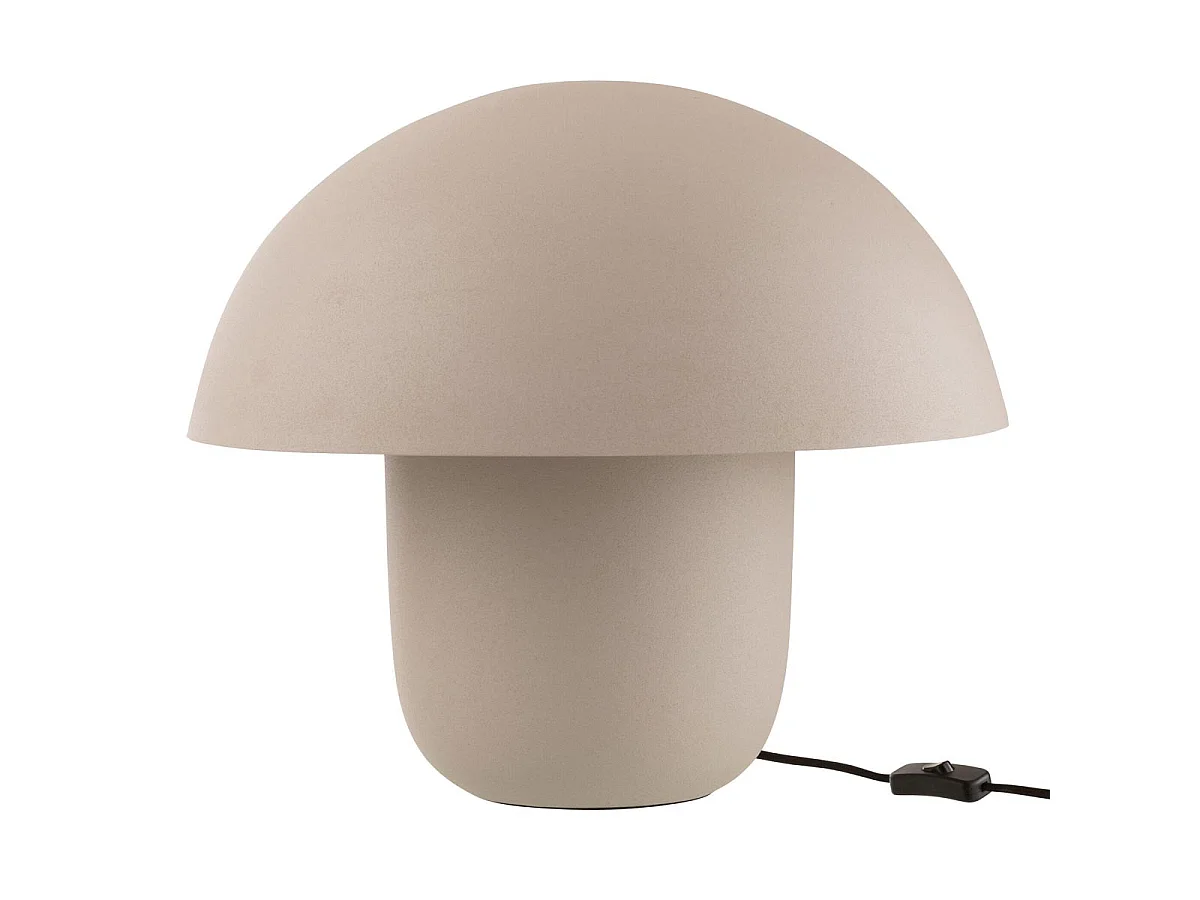 Lampe à Poser en Métal "Merle" 44cm Grège