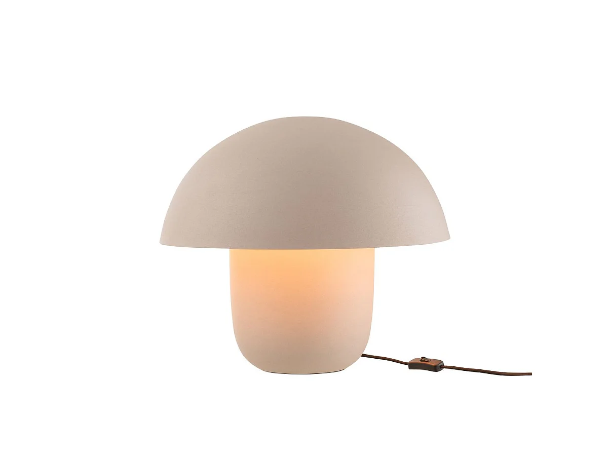 Lampe à Poser en Métal "Merle" 44cm Grège