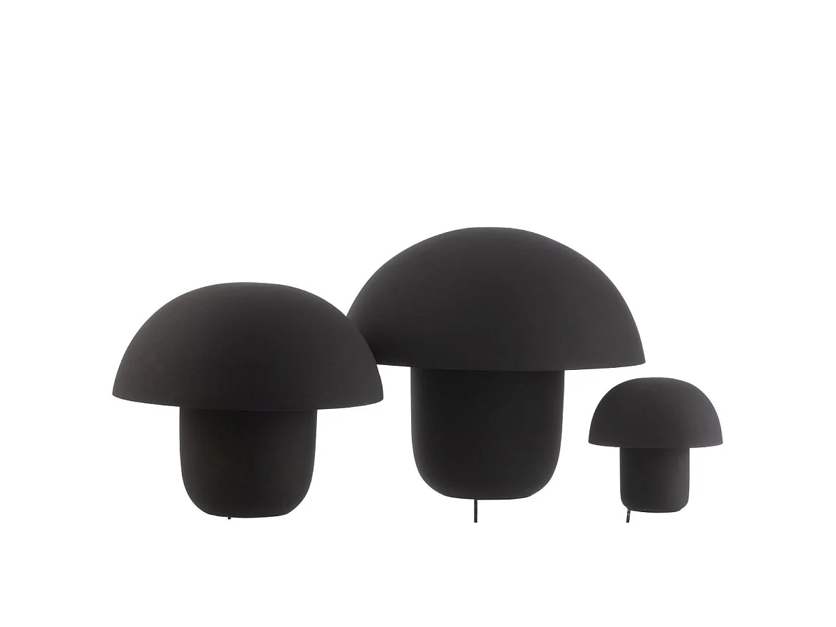 Lampe à Poser en Métal "Merle" 44cm Noir