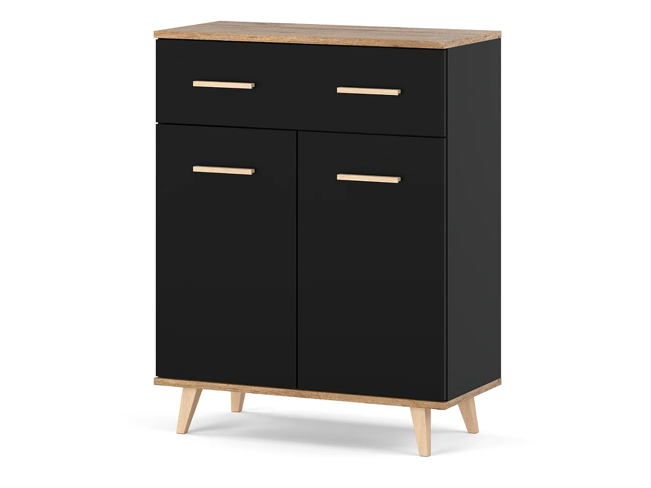 Komoda STIVMEBLE 73.4x36.x95.2 CM 1 Szuflada Nowoczesna Szafka Loft Do Salonu Sypialni