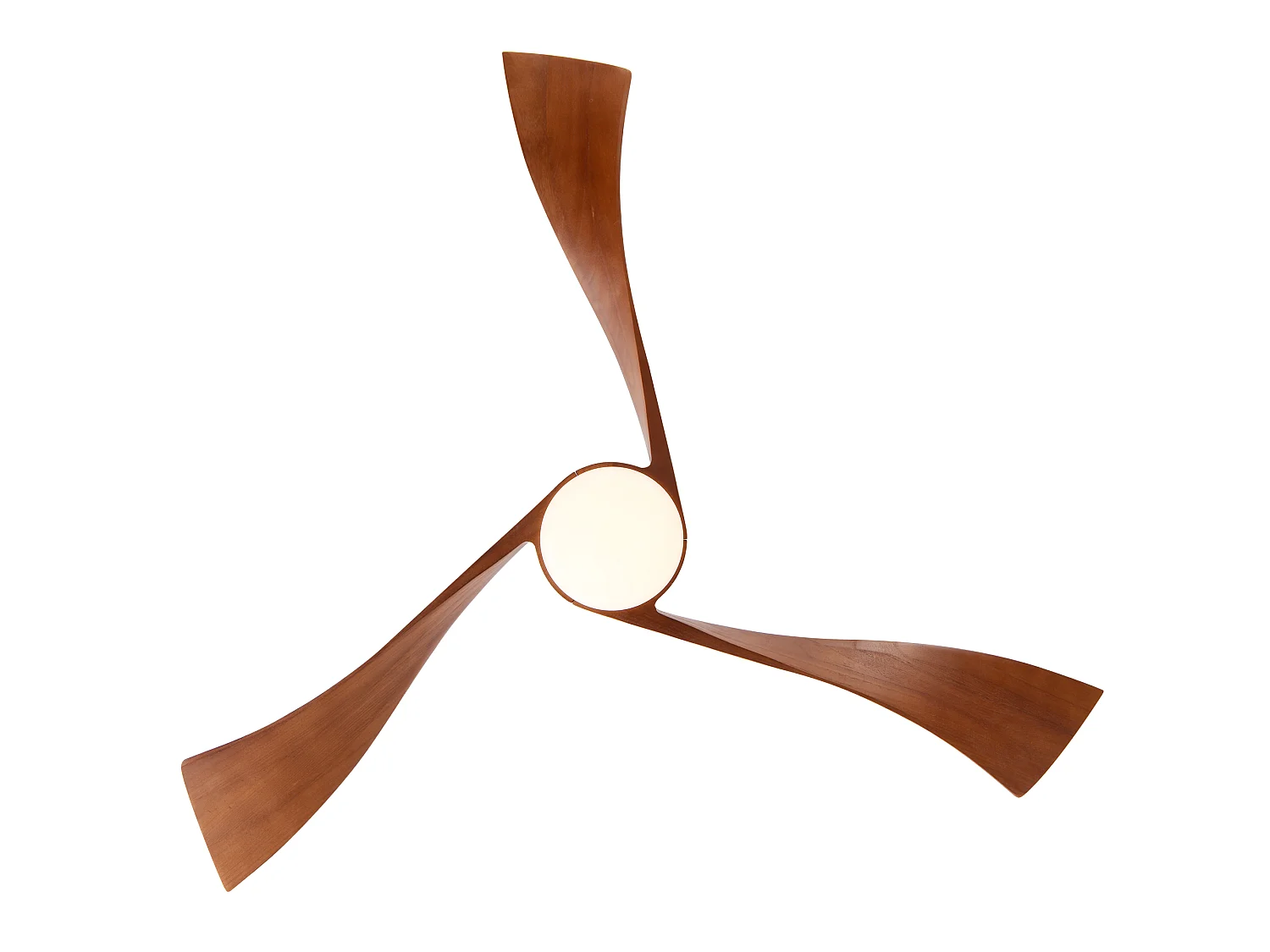 Ventilateur de plafond de 132 cm avec éclairage – Télécommande , 6 vitesses et minuterie