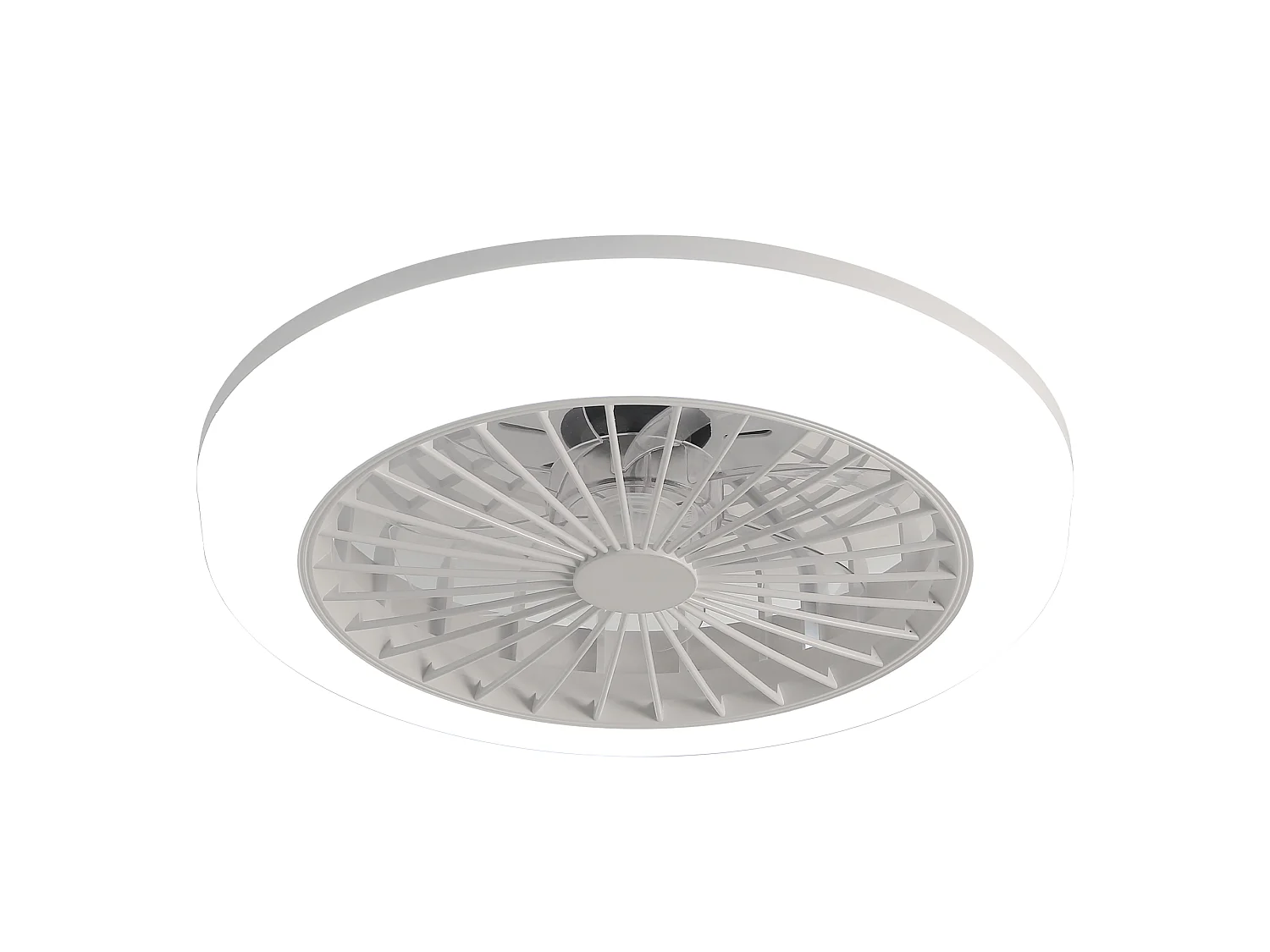 Ventilateur de plafond de 46 cm avec lumière et télécommande – Été/Hiver, pour chambre, cuisine et salon