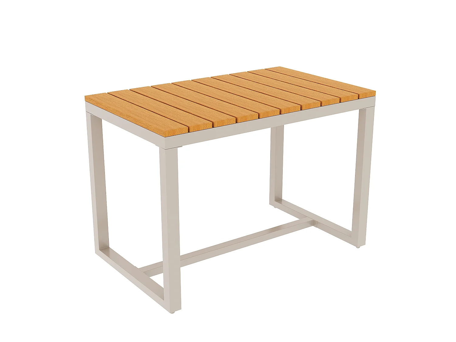 6-delars trädgårdsmöbelset i flätat rep, hörnsoffa och soffbord med bekväma kuddar för terrass och trädgård - Beige