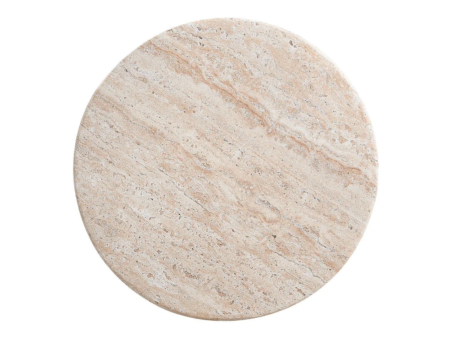 Runt MgO trädgårdssidobord - Beige
