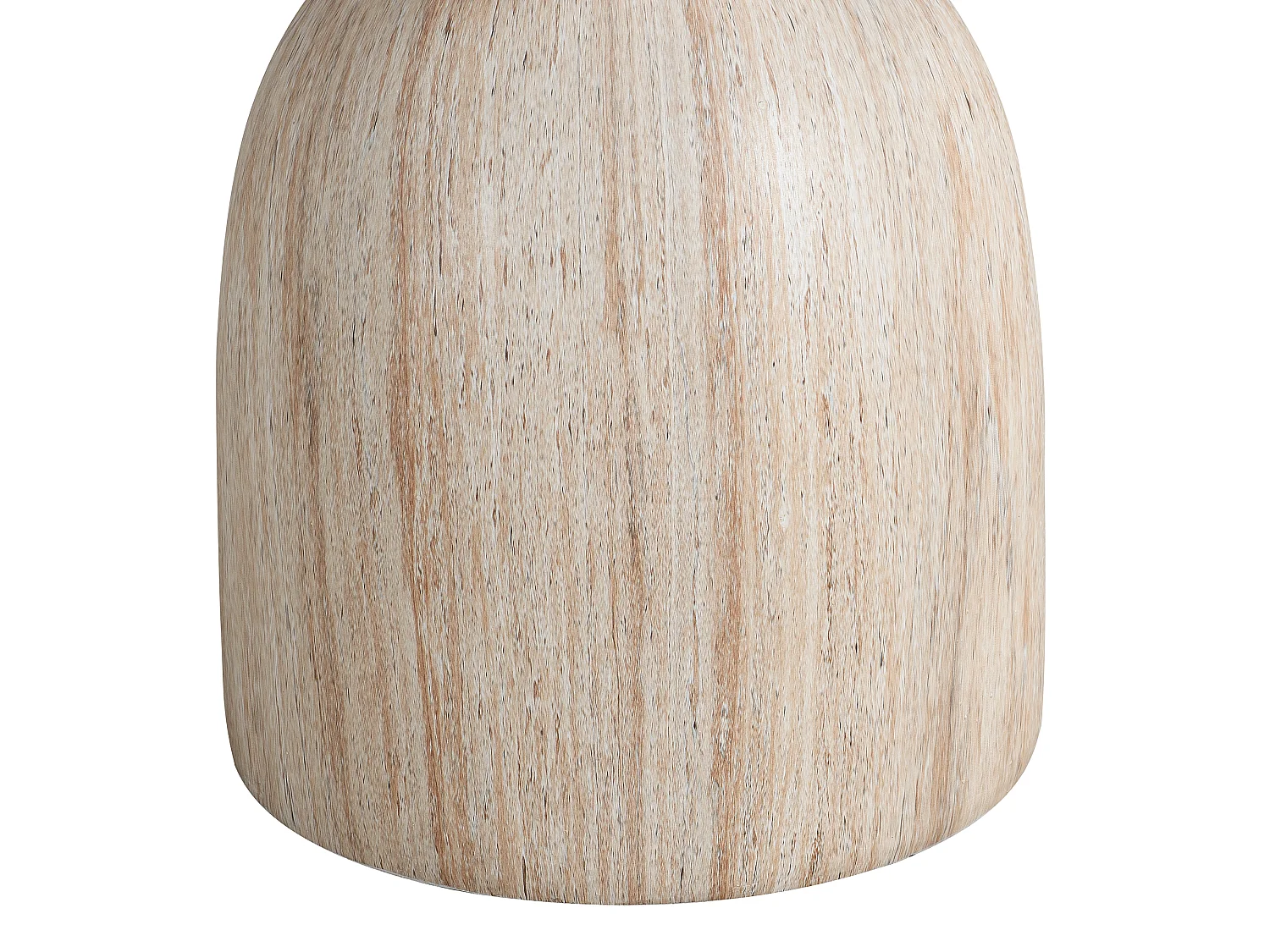 Table d'appoint de jardin en MgO rond 45x45 cm - Beige