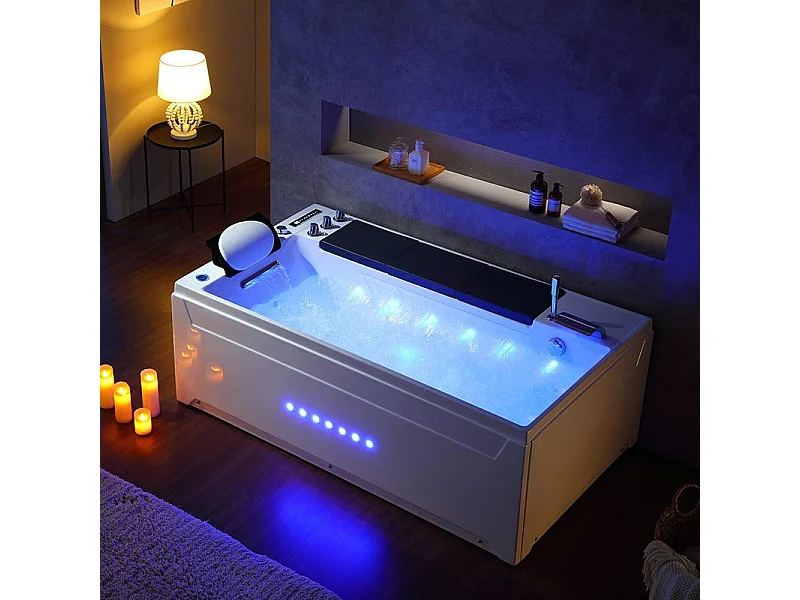 Baignoire balnéo Whirlpool Monte-Cristo 40 jets + massage des cervicales