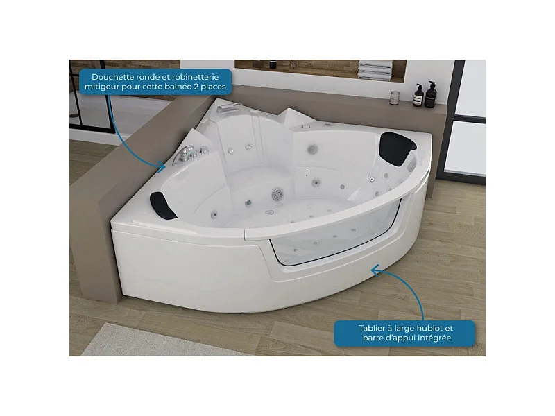 Baignoire balnéo Maeva S 30 jets Whirlpool