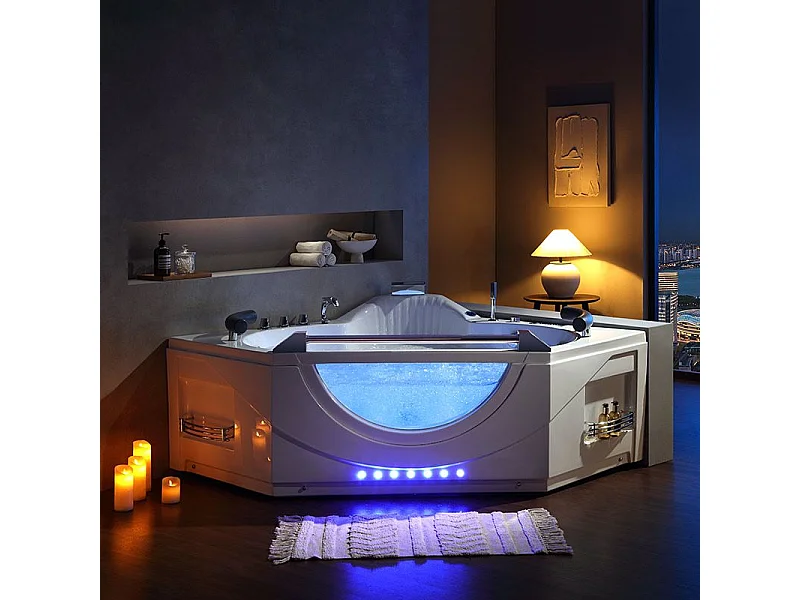 Baignoire balnéo Amazonia Whirlpool 44 jets