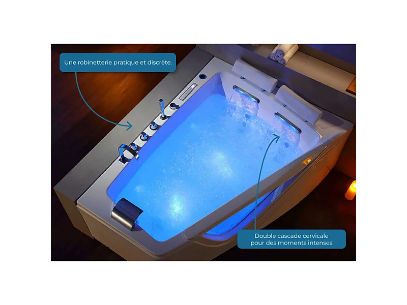 Baignoire balnéo G-Neptune 47 jets Whirlpool
