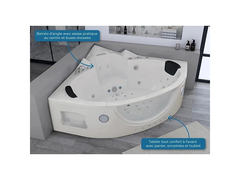 Baignoire balnéo Seattle 38 jets Whirlpool
