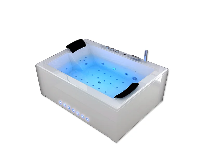Baignoire balnéo Elle&Lui 40 jets Whirlpool