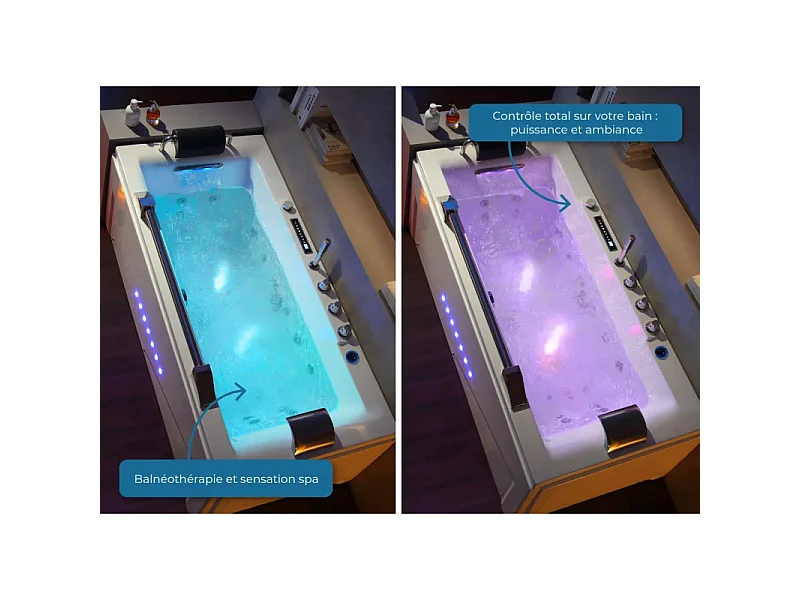 Baignoire balnéo D-Cleveland 46 jets Whirlpool