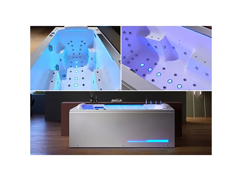 Baignoire balnéo Pacifica 70 jets