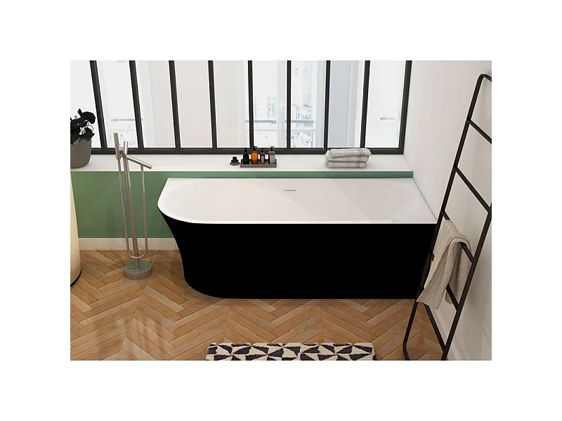 Baignoire îlot D-Sicilia Black - 1700 x 780 x 600 mm