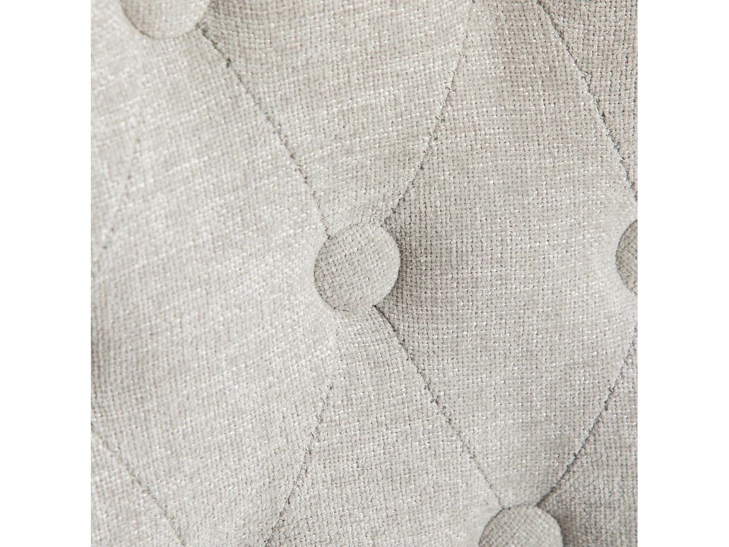 Lot de 2 chaises de salle à manger en tissu chenille avec pieds en bois - Gris