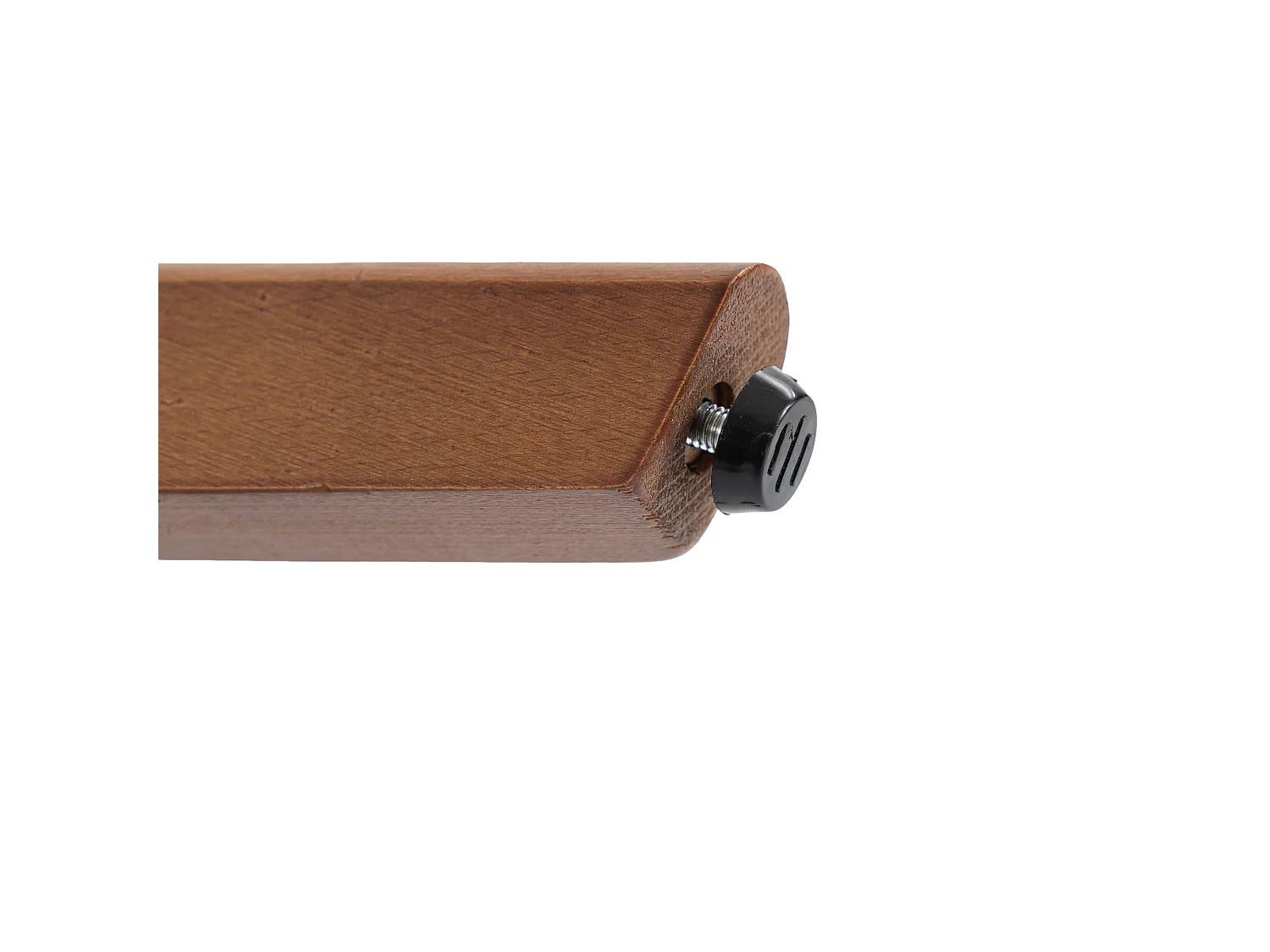 Set van 2 draaibare houten stoelen met gebogen rugleuningen - Bordeauxrode linnen stof