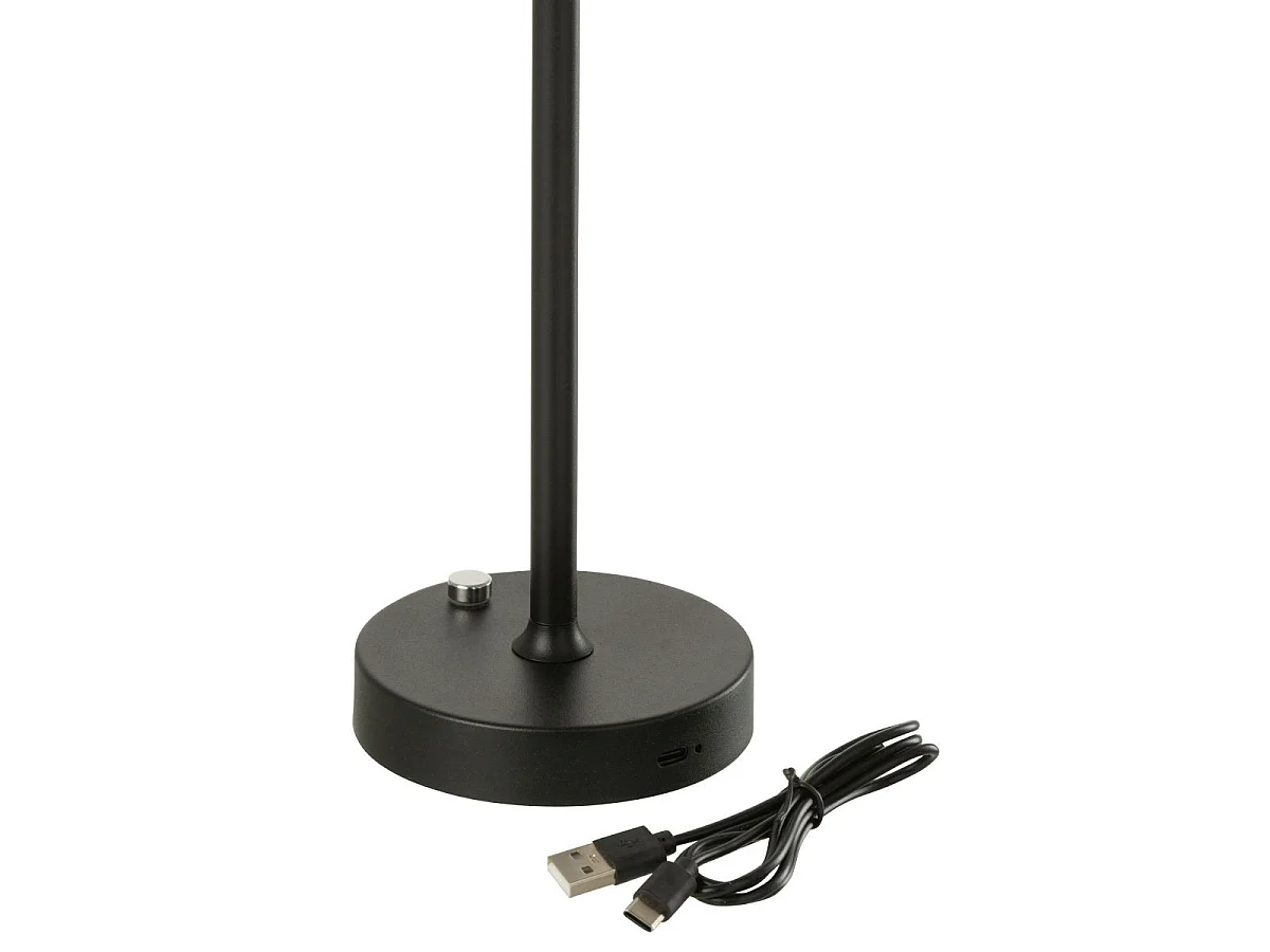 Lampe à Poser à LED "Noé" 31cm Noir