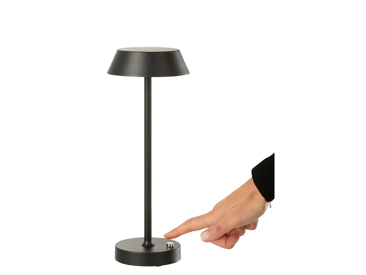 Lampe à Poser à LED "Noé" 31cm Noir